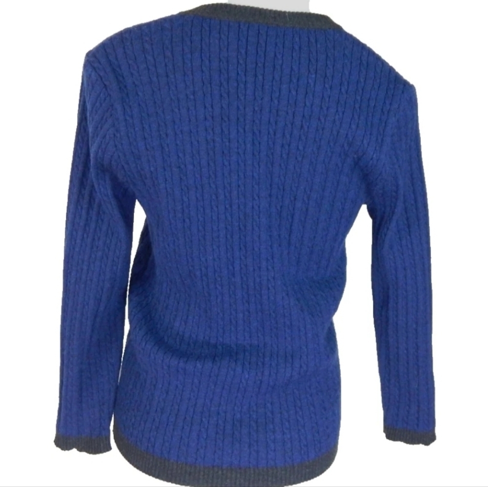 Escada Button Front Cable Cardigan - Picture 2 of 4